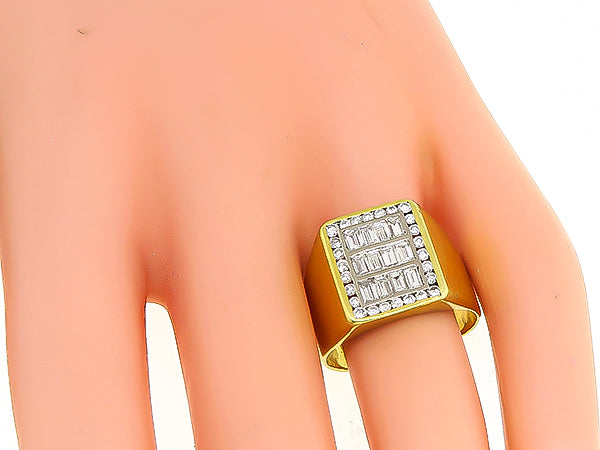 Estate 0.80ct Diamond Men's Ring