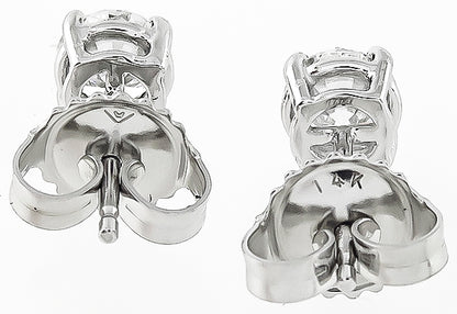 Estate 0.80ct Diamond Stud Earrings