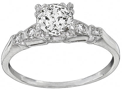 Estate 0.90ct Diamond Engagement Ring