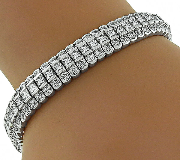Estate 10.00ct Diamond Bracelet