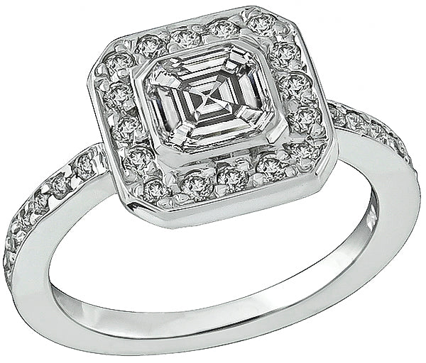 Estate 1.01ct Diamond Engagement Ring