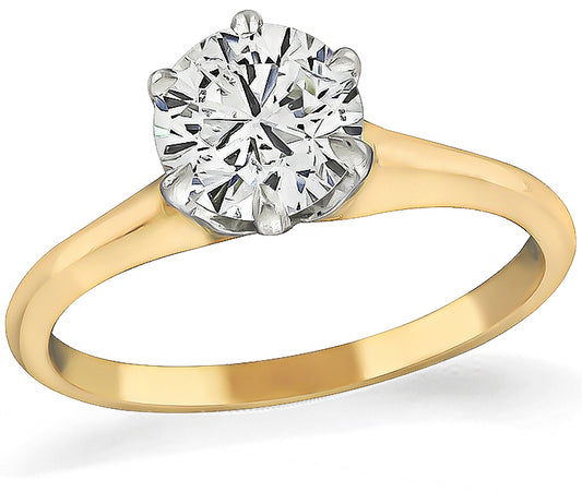 Estate 1.02ct Diamond Solitaire Engagement Ring