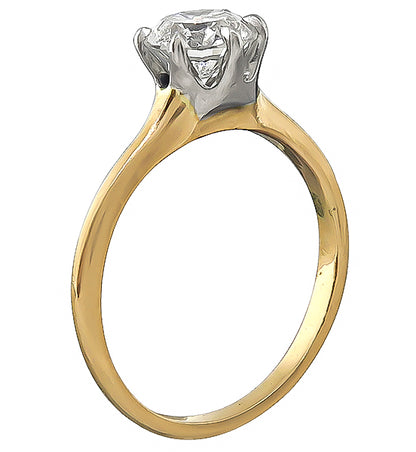 Estate 1.02ct Diamond Solitaire Engagement Ring