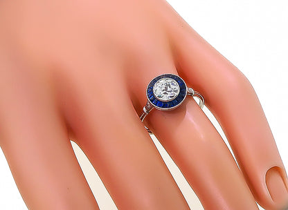 Estate 1.04ct Diamond Engagement Ring