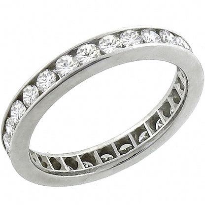 Estate 1.05ct Diamond Eternity Wedding Band