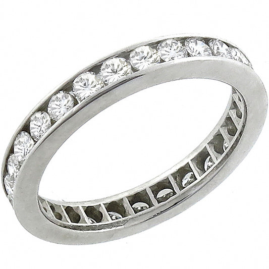 Estate 1.05ct Diamond Eternity Wedding Band