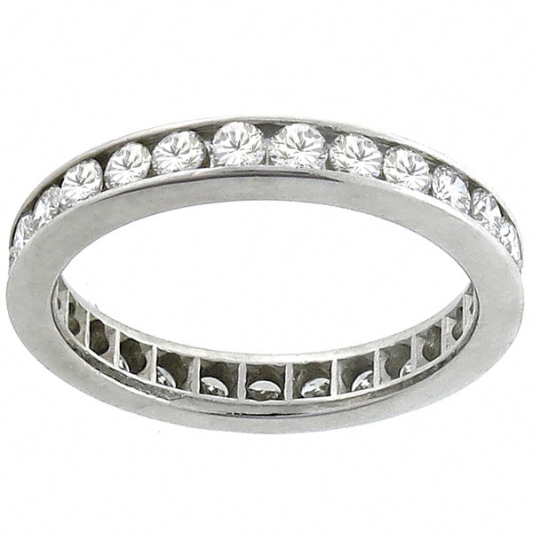 Estate 1.05ct Diamond Eternity Wedding Band