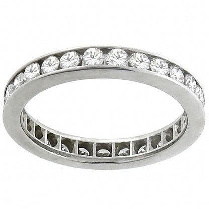 Estate 1.05ct Diamond Eternity Wedding Band