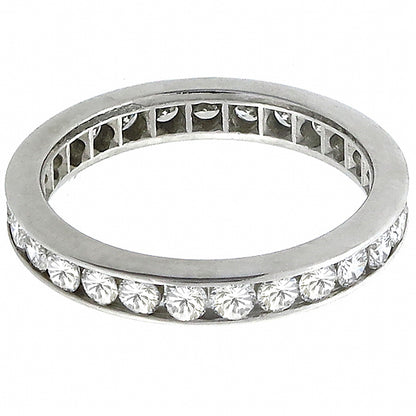 Estate 1.05ct Diamond Eternity Wedding Band