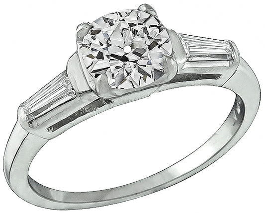 Estate 1.08ct Diamond Engagement Ring