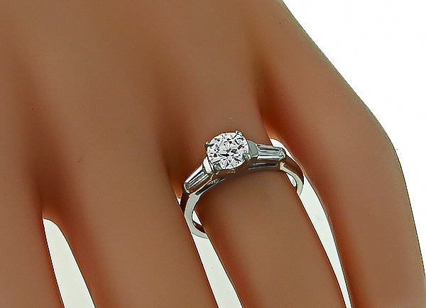 Estate 1.08ct Diamond Engagement Ring