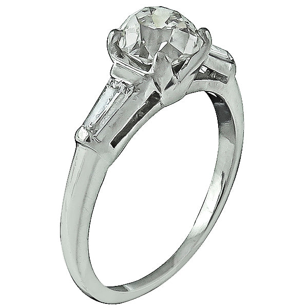 Estate 1.08ct Diamond Engagement Ring