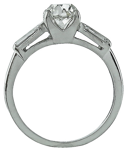 Estate 1.08ct Diamond Engagement Ring