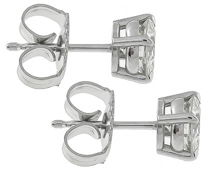 Estate 1.19ct Diamond Stud Earrings