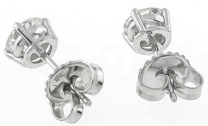 Estate 1.19ct Diamond Stud Earrings