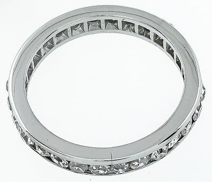 Estate 1.20ct Diamond Eternity Wedding Band