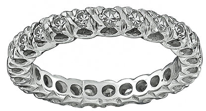 Estate 1.20ct Diamond Eternity Wedding Band