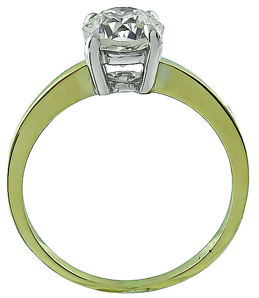 Estate 1.22ct Diamond Solitaire Engagement Ring