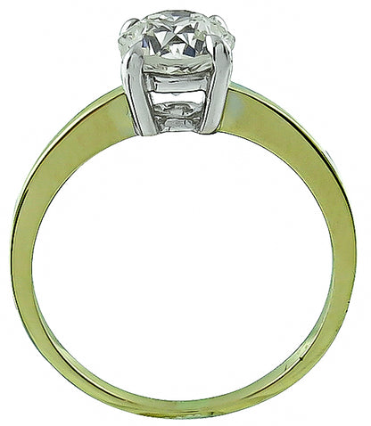 Estate 1.22ct Diamond Solitaire Engagement Ring