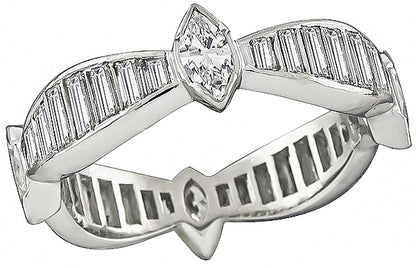 Estate 1.25ct Diamond Eternity Wedding Band