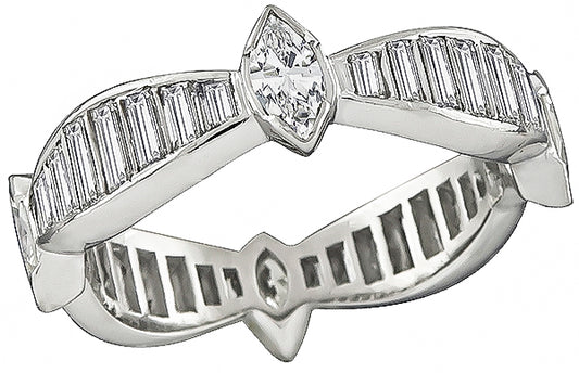 Estate 1.25ct Diamond Eternity Wedding Band