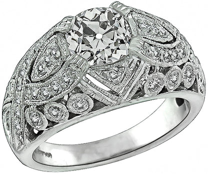 Estate 1.32ct Diamond Ring