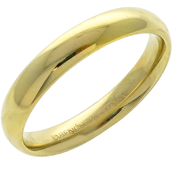Estate 14k Yellow Gold Comfort Fit Wedding Band