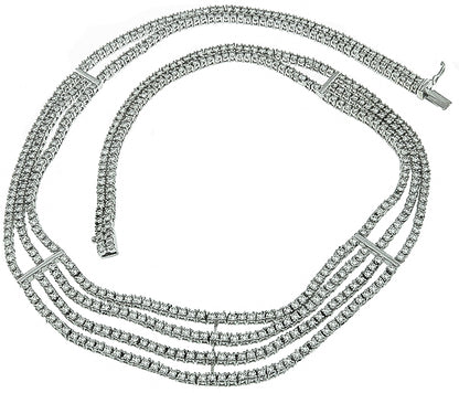 Estate 15.00ct Diamond Necklace