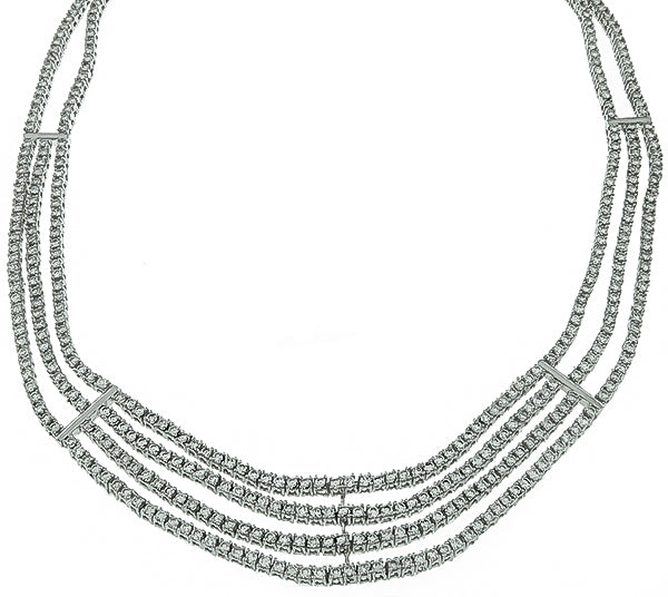 Estate 15.00ct Diamond Necklace
