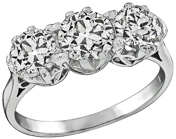 Estate 1.50ct Diamond Anniversary Ring