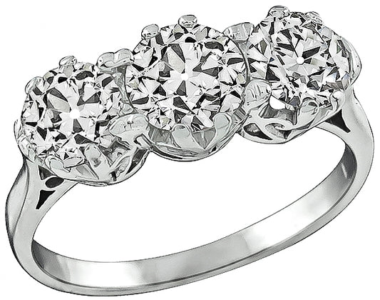 Estate 1.50ct Diamond Anniversary Ring