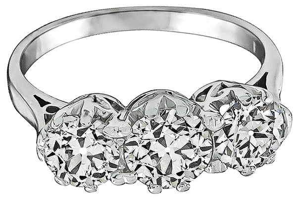 Estate 1.50ct Diamond Anniversary Ring