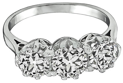 Estate 1.50ct Diamond Anniversary Ring