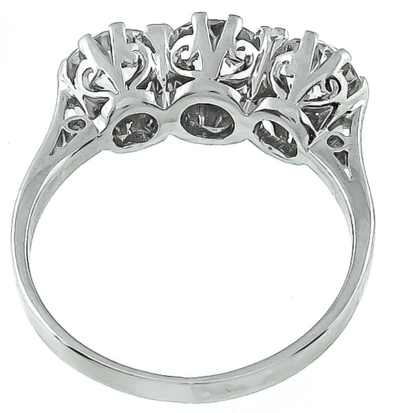 Estate 1.50ct Diamond Anniversary Ring