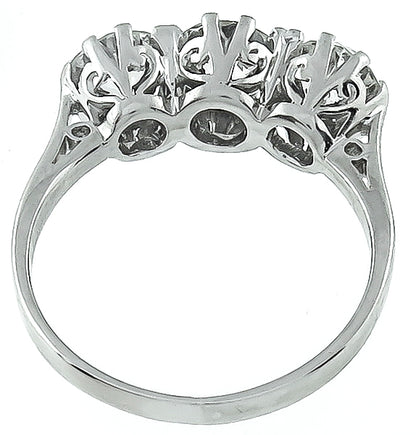 Estate 1.50ct Diamond Anniversary Ring