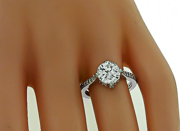 Estate 1.62ct Diamond Engagement Ring