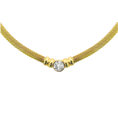 Estate  1.62ct Diamond Solitaire  Necklace