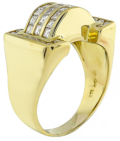 Estate 1.70ct Diamond Gold Ring