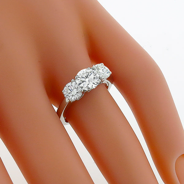 Estate  1.83ct Diamond  Anniversary  Ring