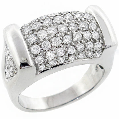 Estate 2.00ct Diamond Cluster  Gold Ring