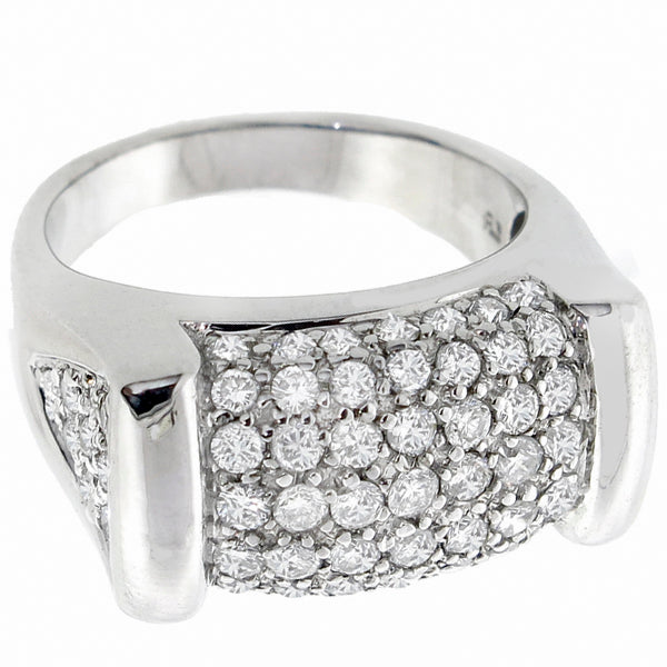 Estate 2.00ct Diamond Cluster  Gold Ring