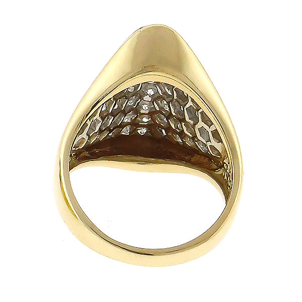 Estate 2.00ct Round Cut Diamond 14k Yellow Gold Ring