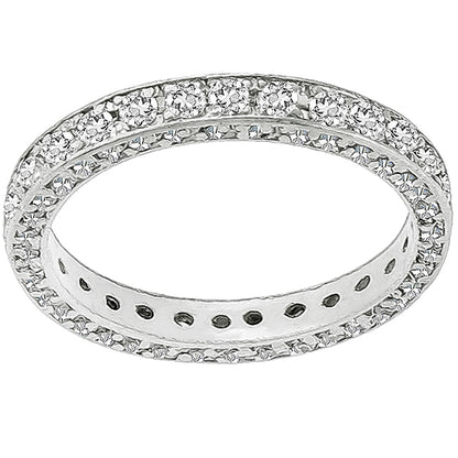 Estate 2.40ct Round Brilliant Cut Diamond Eternity Platinum Wedding Band