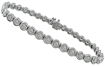 Estate 3.05ct Diamond Bracelet