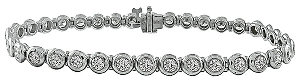 Estate 3.05ct Diamond Bracelet