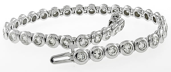Estate 3.05ct Diamond Bracelet