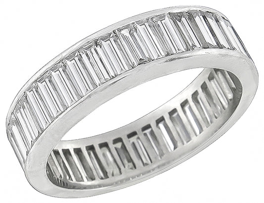 Estate 3.20ct Diamond Wedding Band