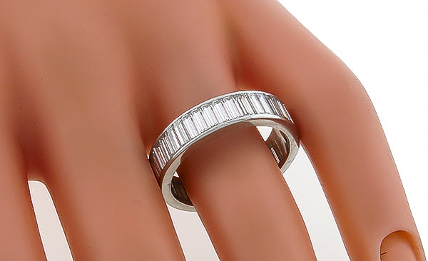 Estate 3.20ct Diamond Wedding Band