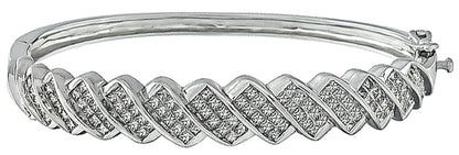 Estate 3.50ct Diamond Bangle