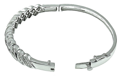 Estate 3.50ct Diamond Bangle